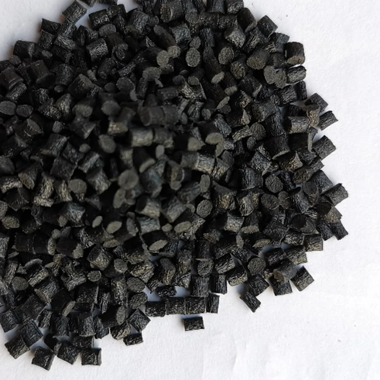 Pbt GF30 Recycled Black Natural Color High Strength Raw Materials For Electronic And Electrical Components