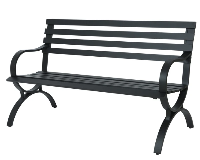 Best selling  Aluminum Garden All Weather Decorative Patio Lawn Garden Outdoor Bench love seat