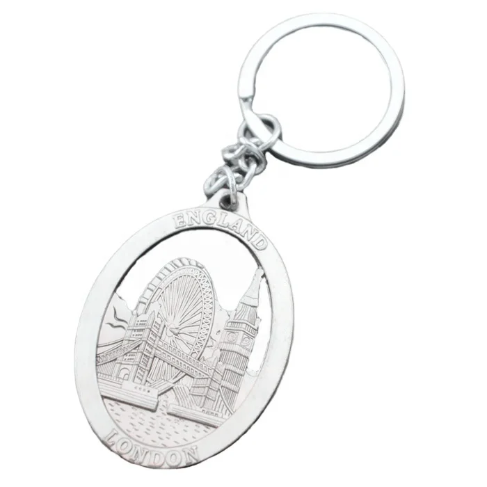 custom england souvenir key chain london keyring metal