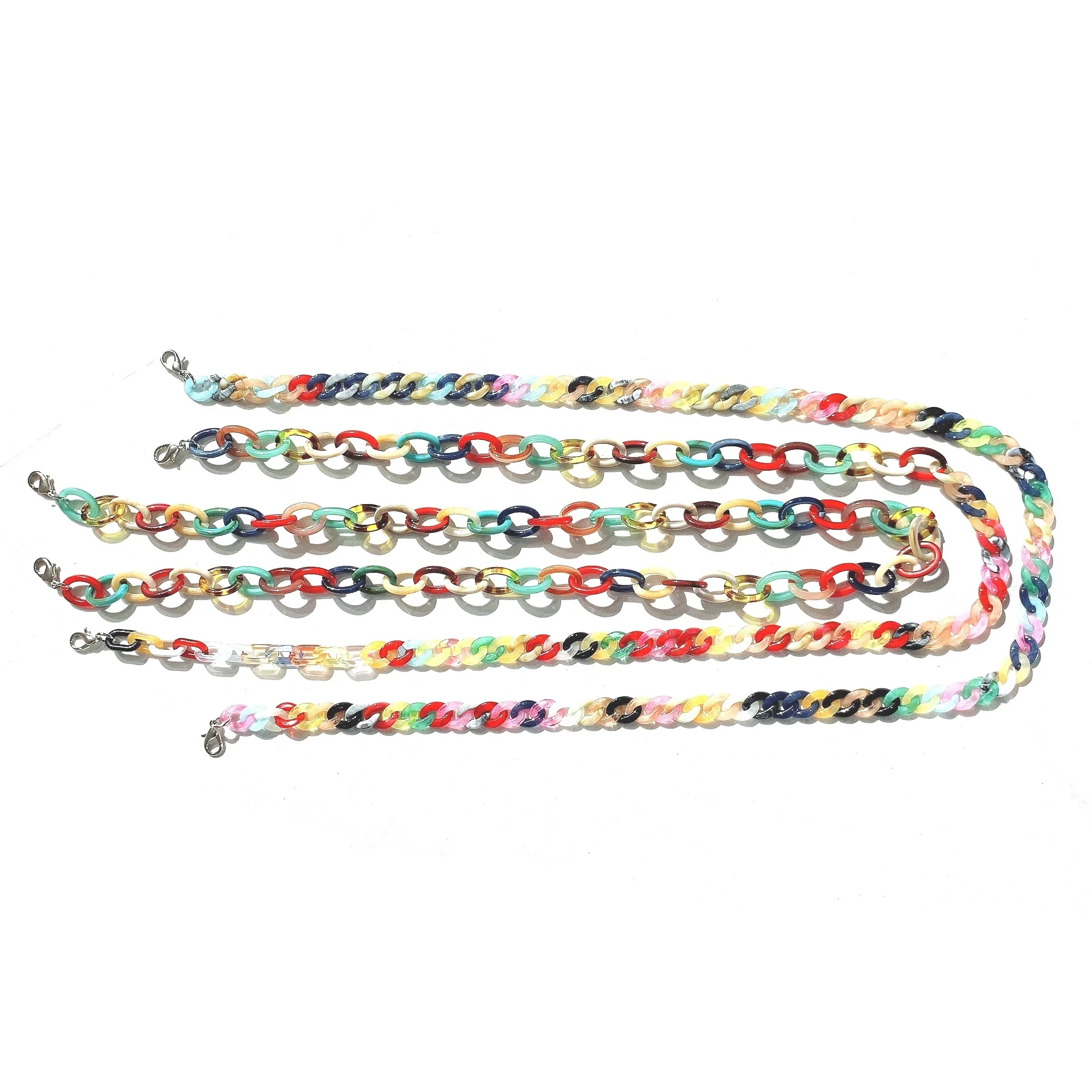 Acetate Accessories Eyewear Chains Elegant Factory Eco-Friendly Acrylic Glasses Chain Croakie Unisex Office Eyeglasses Chains