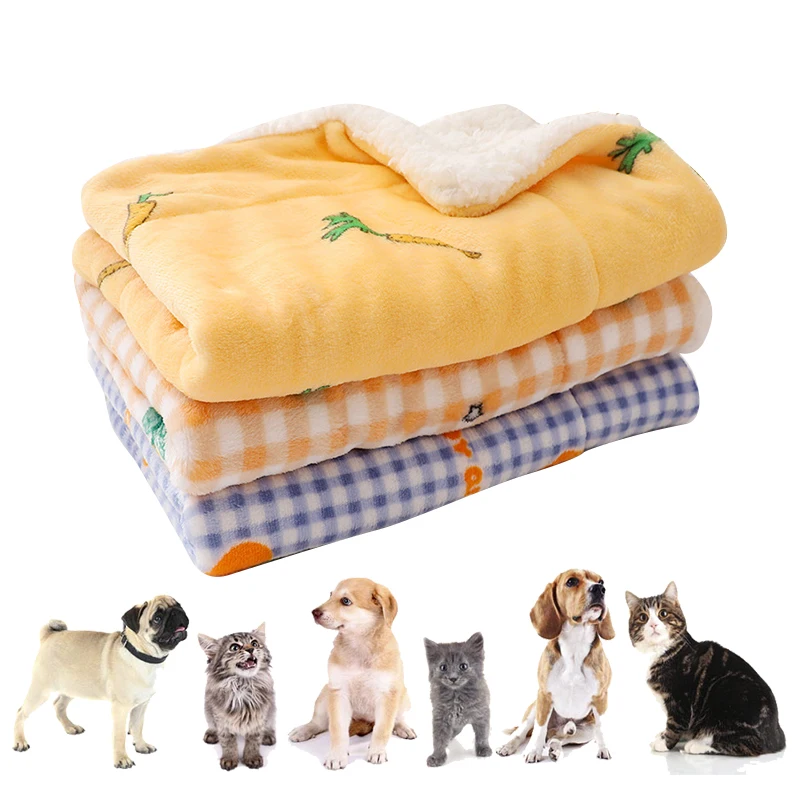 Роскошное машинное моющееся одеяло для собак отдыха и кошек мягкое милое теплое флисовое фланелевое домашних животных