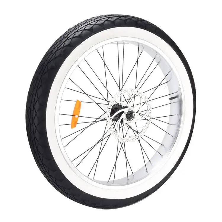 26*3.0 front tire with spokes and disc brake electric bike tyre whole tire parts