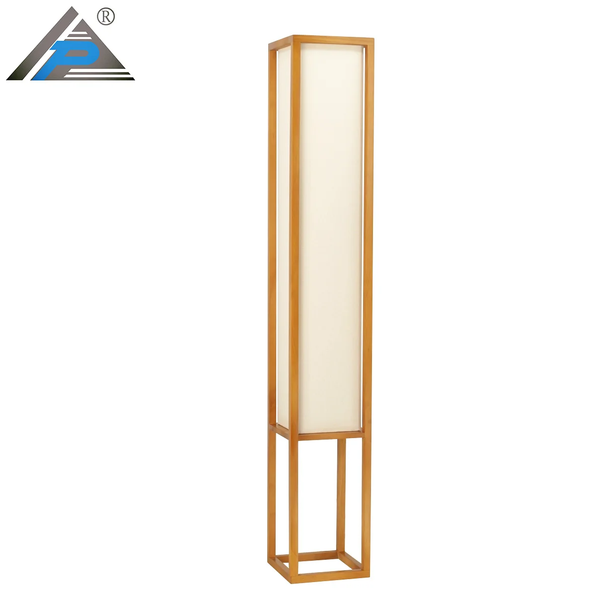 Wholesale Chinese Style Wood LED Floor Light Living Room Bedroom Sofa Side Corner Nordic Minimalist Solid Wooden Floor Lamp