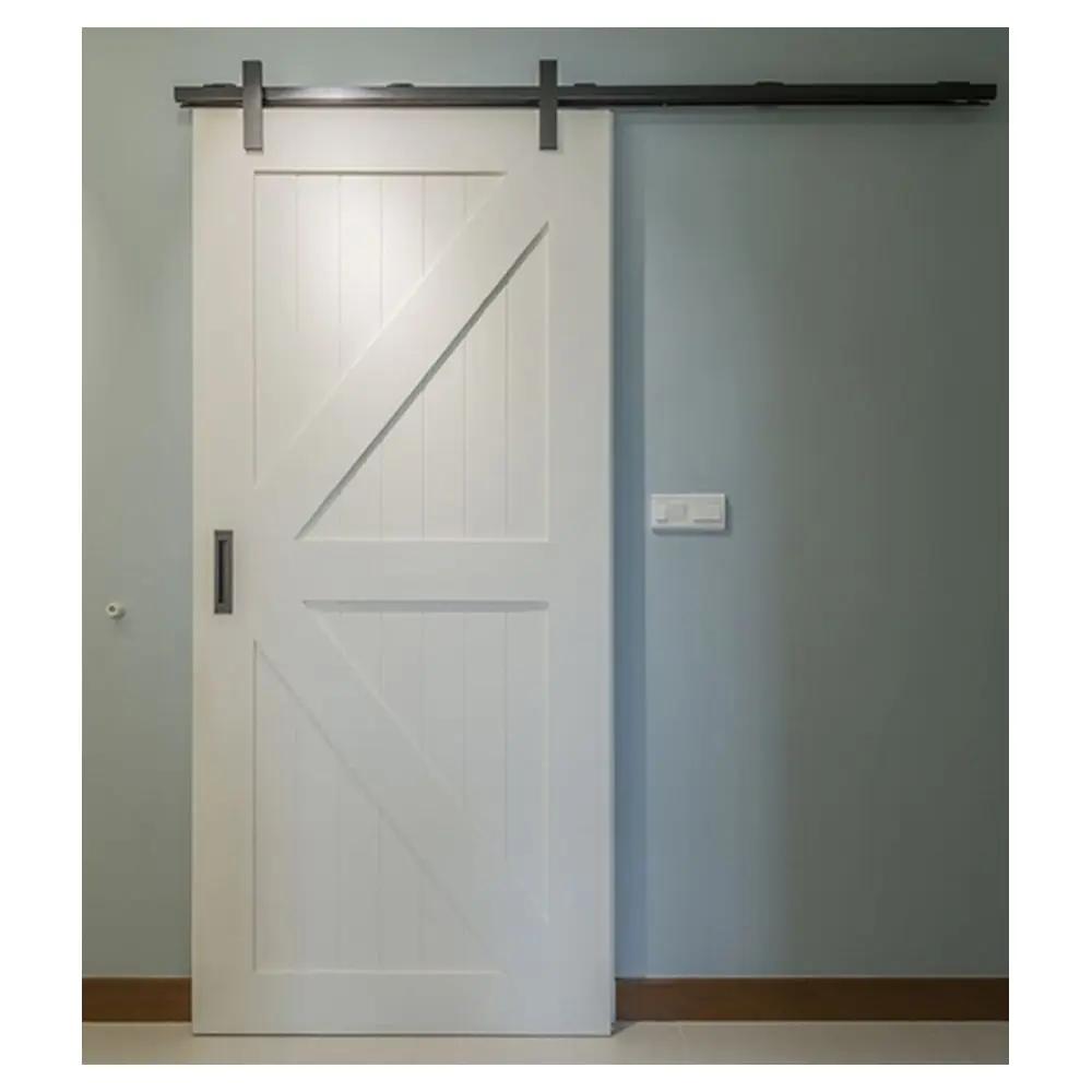 Top Seller Oak Wood Main Door Designs Modern Interior Designs Solid Pine Wooden Sliding Barn Doors Wooden Barn Door