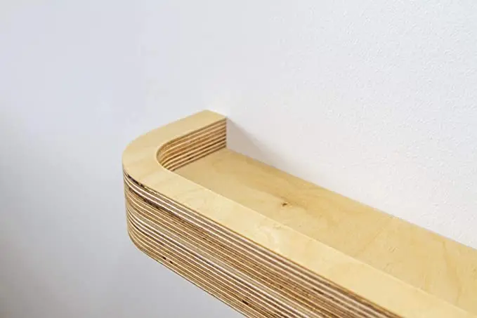 
Floating Picture Shelf with Concealed Wall Fixings Curved Design for wall mounted shelf hanging display Picture Ledge 