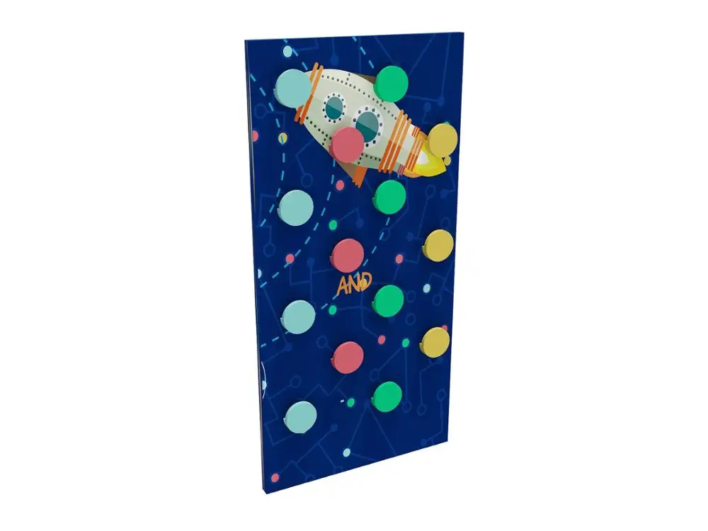 Indoor Kids Cartoon Climbing Wall Custom