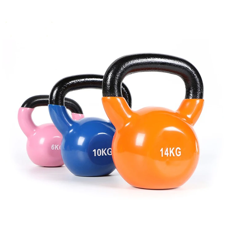 Пользовательские логотип неопрена охватывает 8 кг чугуна Kettlebell