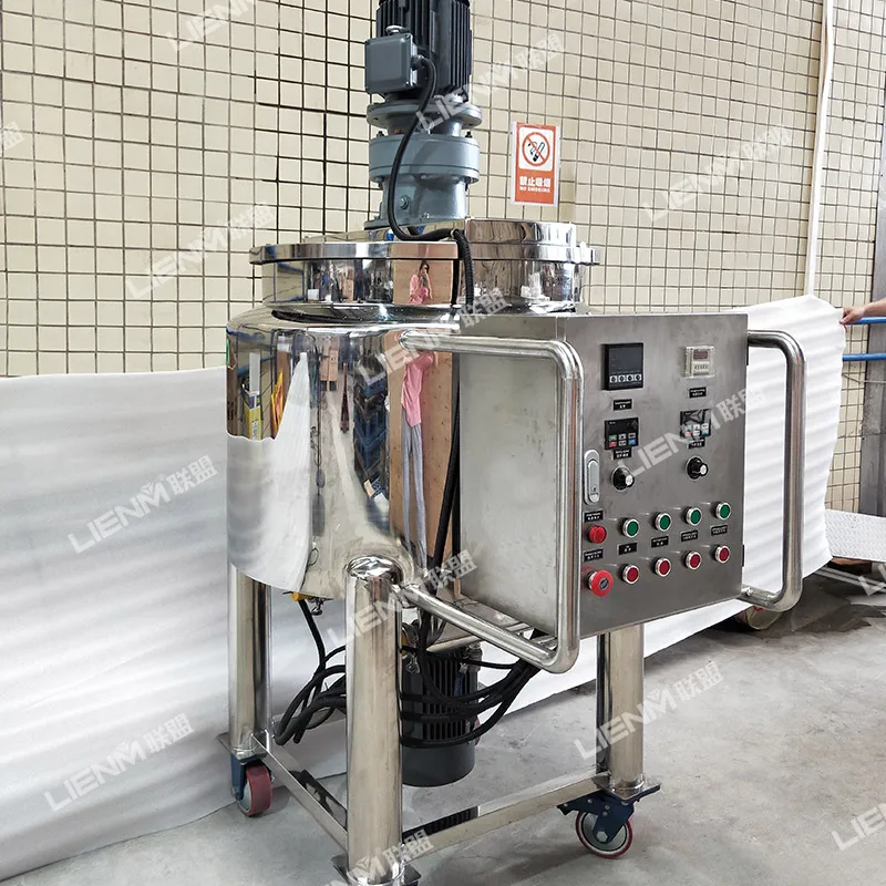 Small Liquid Detergent Mixer Stainless Steel 304 316 Liquid Soap Mixer Shower Gel Shampoo Mixing Manufacturing Equipment