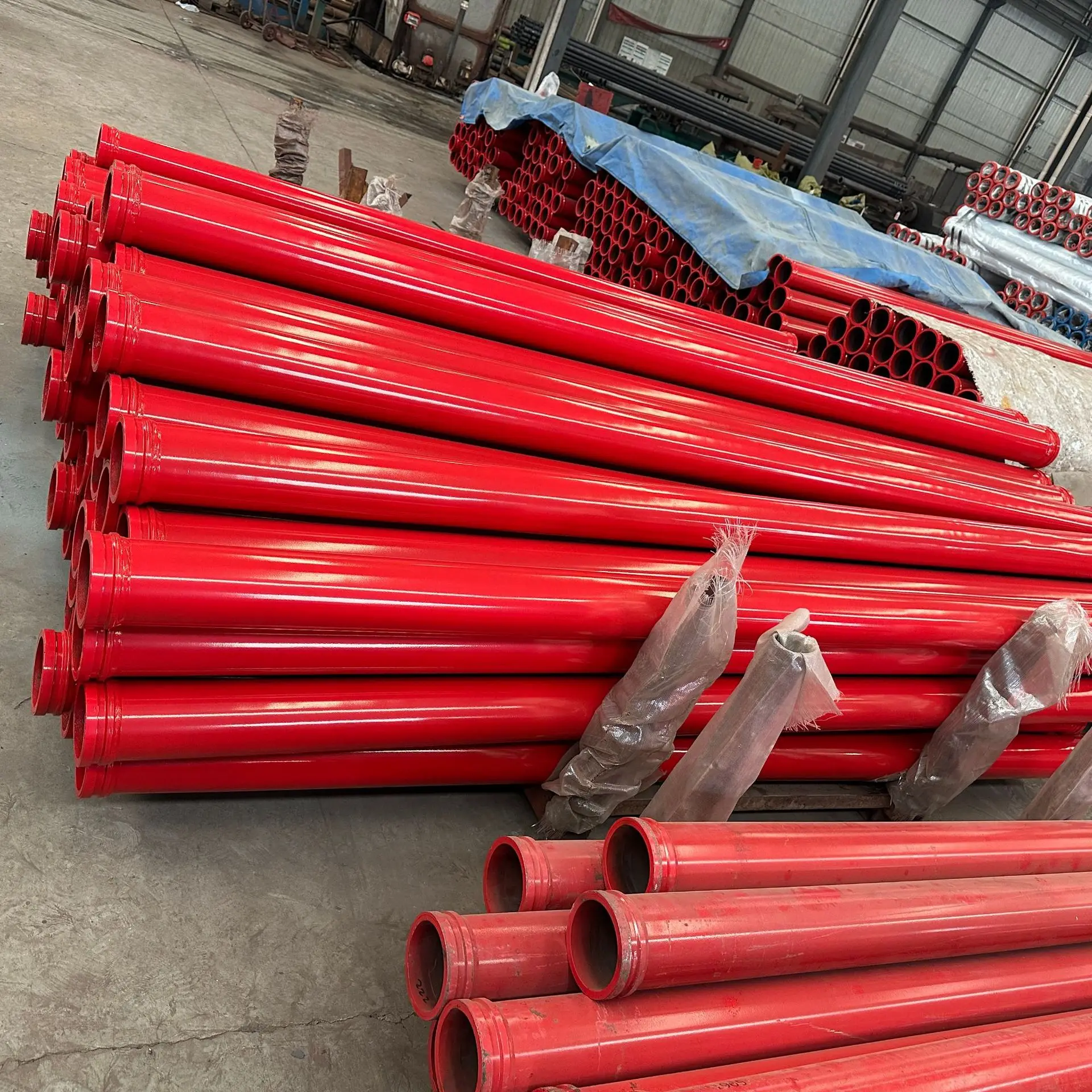 Best Quality Dn125 Q345b Concrete Pump Delivery Straight Pipes Concrete Pump Reducer Pipe