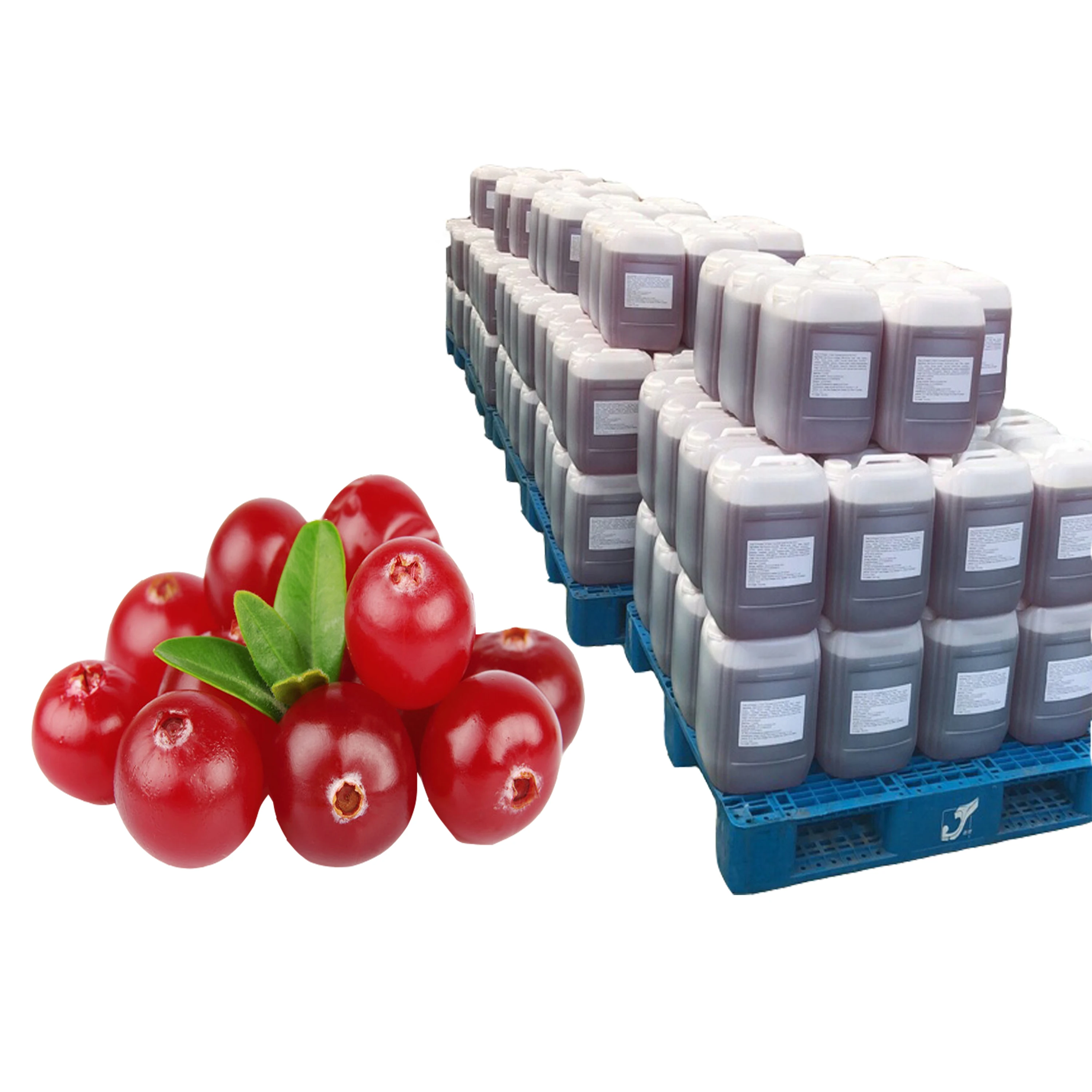 Hot Quality 50 Times Concentrate Fruit Syrup For Cranberry Flavor Juice Drinks Beverage Factory Production