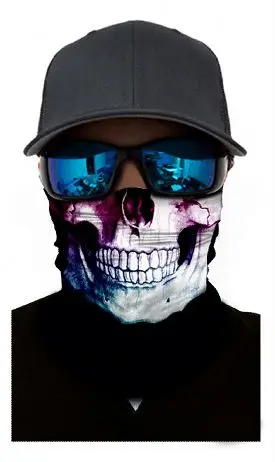
Elastic Neck Gaiter Multifunctional Sports Skull New Face Mask Scarf 
