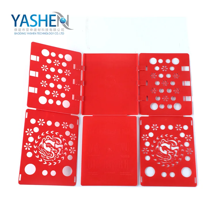 Складная доска для футболок Регулируемая Пластиковая одежды