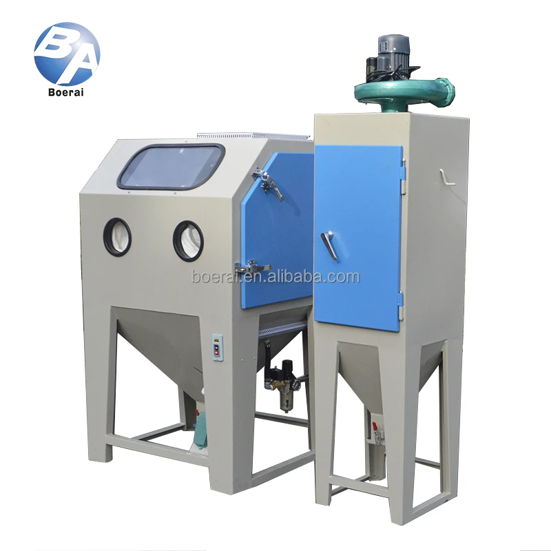 equipment  CE compliant / Sand blasting machine with vacuum dust collector