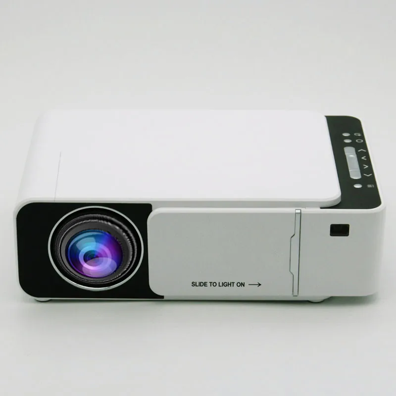 
T5 WIFI projector mini portable cell video beamer screen mirroring WIFI display HD LED LOGO projector 