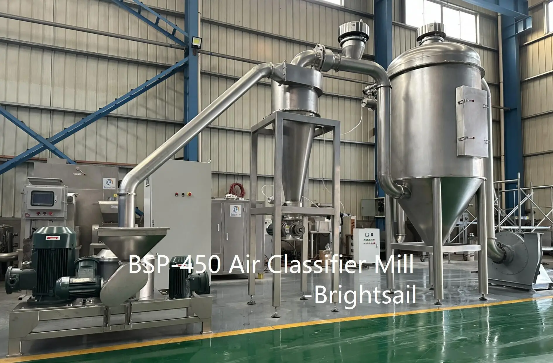 2023 Brightsail zinc stearate powder 300 mesh fine powder mill grinding grinders machine air classifier mill for sale