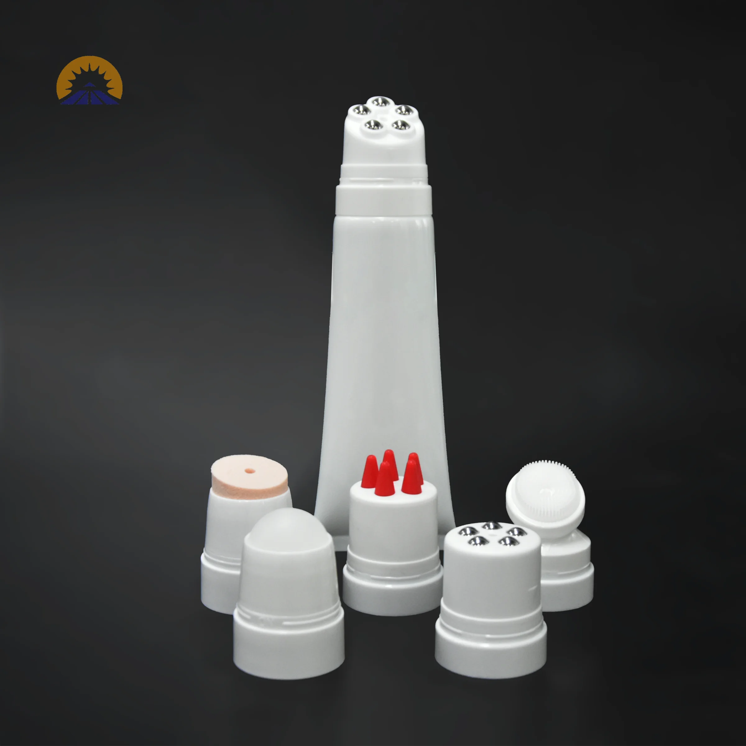 Customized Extruded Plastic Applicator Roller for Cream Massage Ointment Tube Sunscreen Cosmetic Packaging for Makeup Use