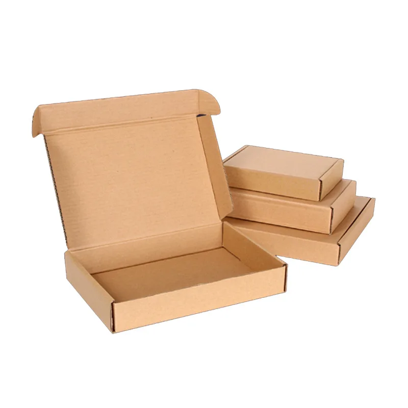 Custom Zipper Carton Easy Tear Cardboard Express Shipping Box