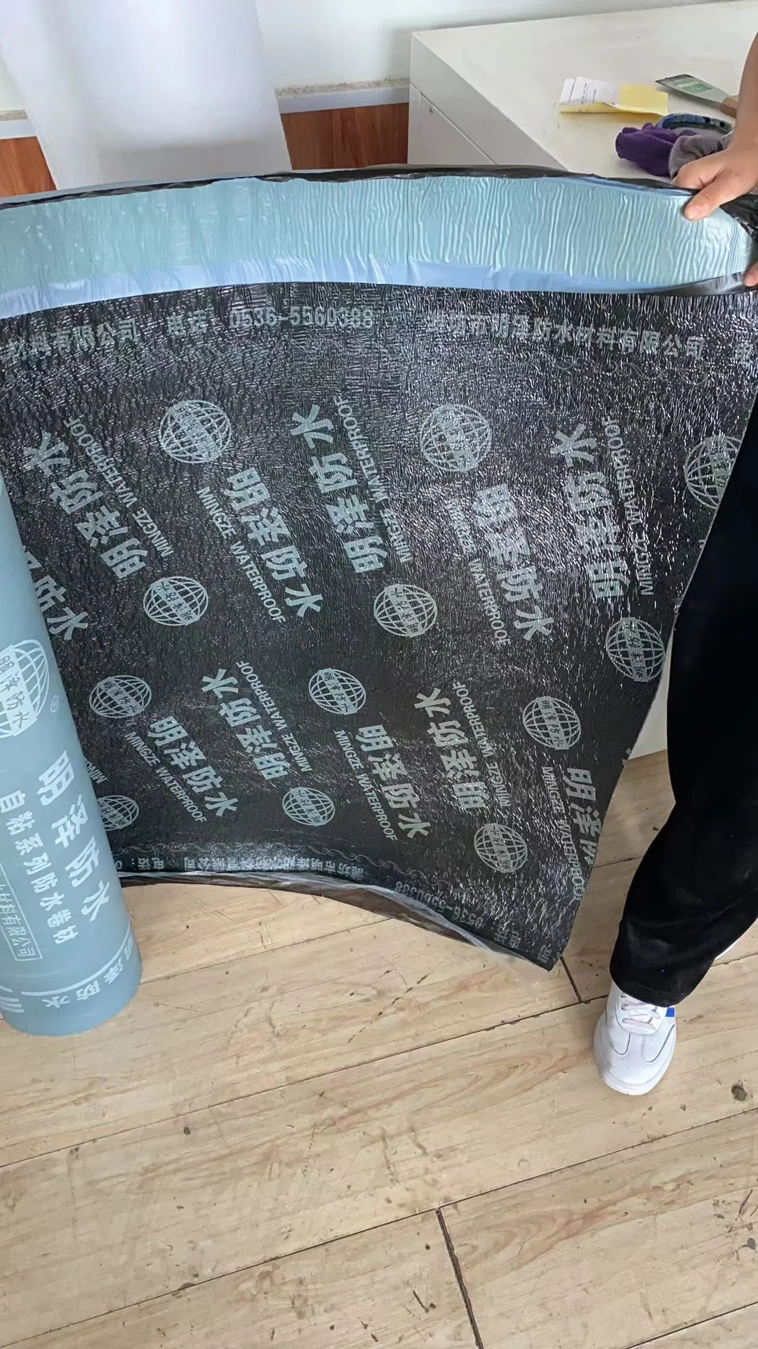 Self Adhesive Bitumen Waterproof Membrane Bitumen Asphalt Roofing Waterproof Membrane Made In Turkey