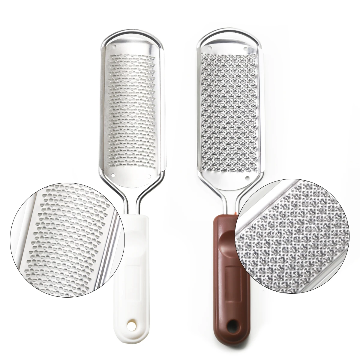 ZRKGEL Professional  Feet Callus Remover Pedicure Stainless Steel Foot File Replacement Metal for foot care nail salon