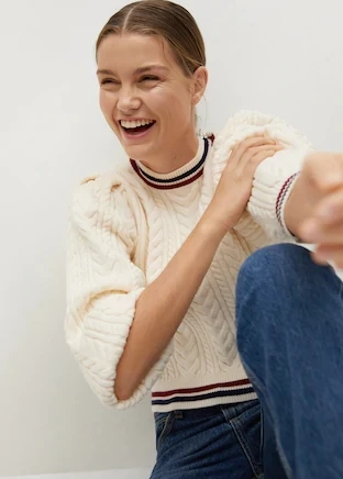 2022 New Spring custom knitted cardigan sweater unisex Decorated with