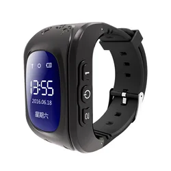 Kids Smart Watch Anti Lost Q50 OLED Child GPS Tracker SOS Call Monitor Positioning remote shutdown kids gps watch