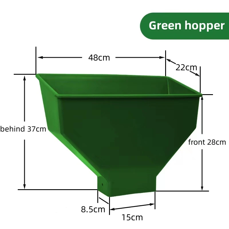 High-quality pig automatic stainless steel feeder with plastic hopper pig feed saving equipment