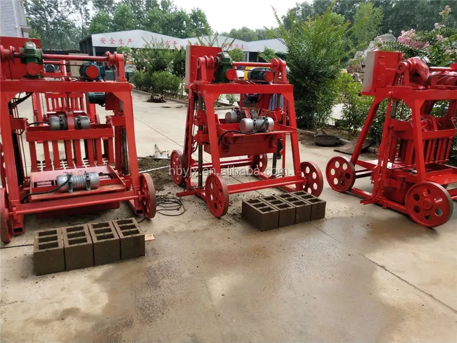 QMY4-45 Construction Machinery Concrete Block Making Machine Hollow Block Molding Egg Lying Machine Less Invest More Income
