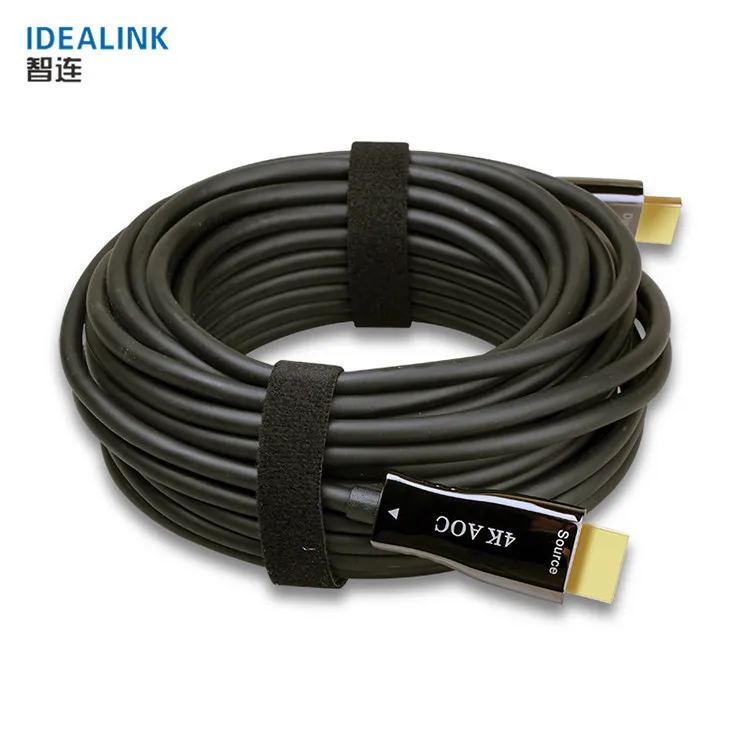 Новый высокое Скорость 18 Гбит/с 4 к 60 Гц 3D мужчинами волокно оптический кабель HDTV 10 м 100