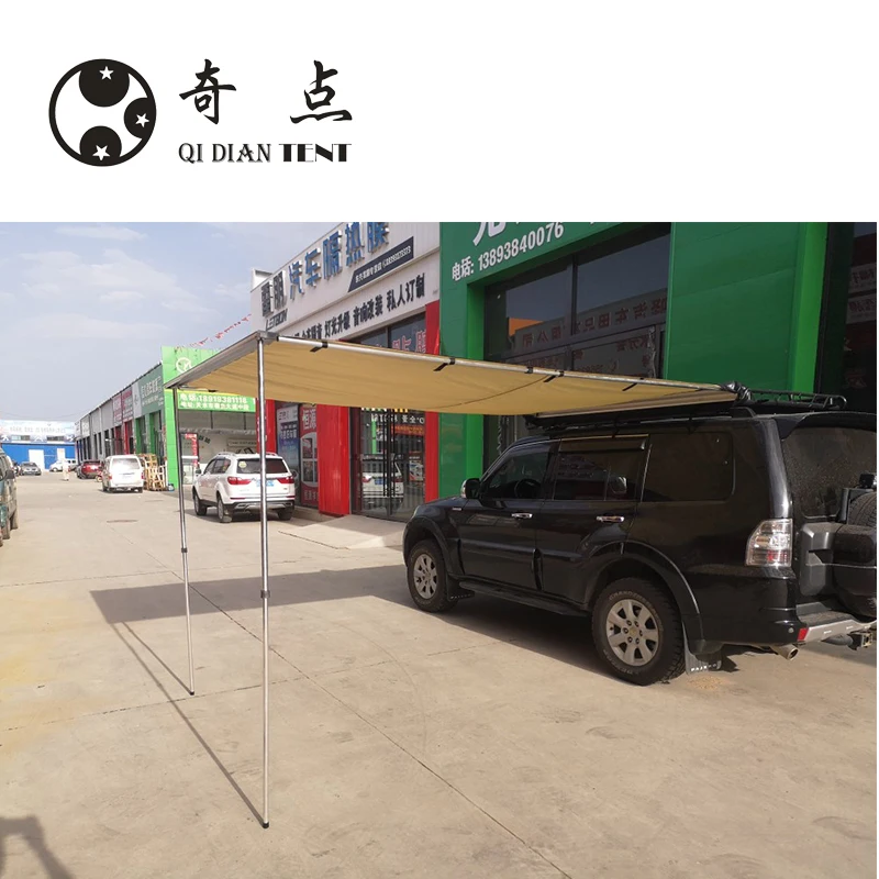 Aluminum 4x4 flat Optional Camping Tent with Car Trailer Awning Tent for Camper