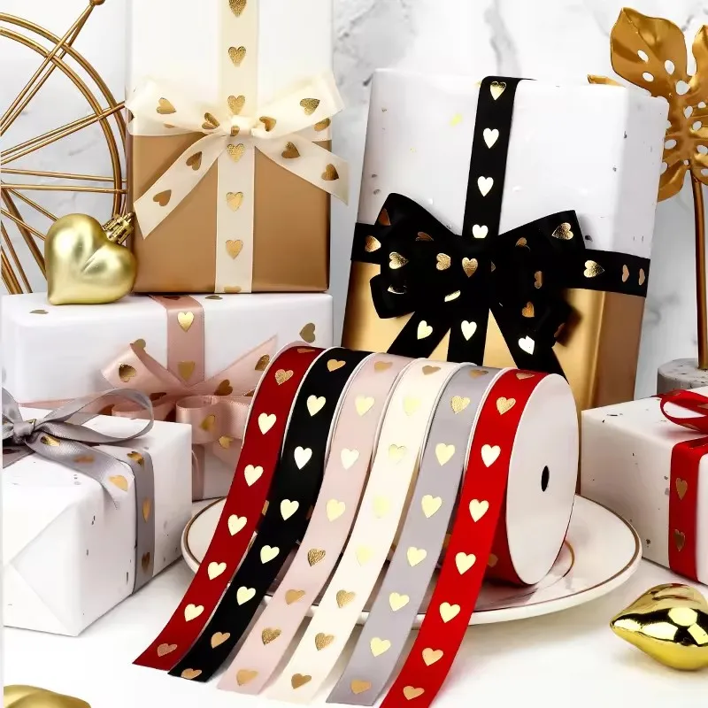 Grosgrain Decorative Bow Gift Wrapping Cross Band Ribbon Bow Pre Tied Satin Custom Bows