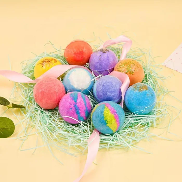 Private Label Best Selling Bath Bombs Gift Set Organic Bath Salts Colorful Bath Ball