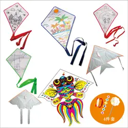 High quality china cheap promotional customized Educational Diamond diy paper kite