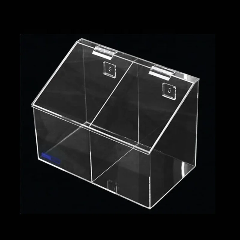 Durable delicate gift customized clear square acrylic candy favor gummy bears box dispenser