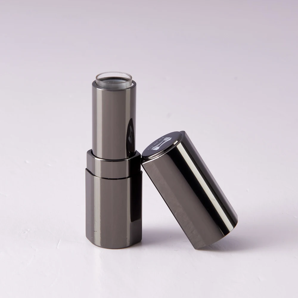 HUIHO High Quality 12.1mm Round DIY Empty Makeup Cosmetics Package Mini Aluminum Lipstick Tube