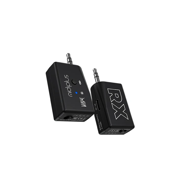 Midiplus Wave Top-Tier 2.4Ghz Wireless Audio Adapter Receiver Specifically Designed For 16-Bit/48Khz High-Quality Recording