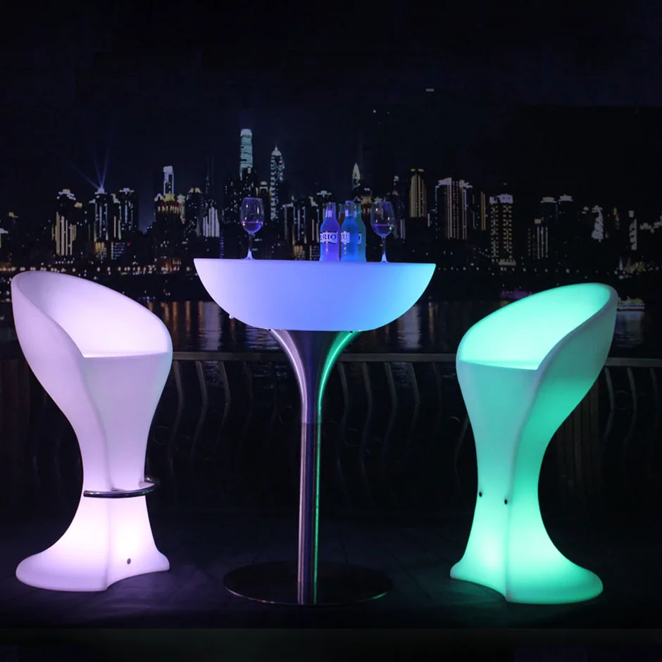 RGB remote control interactive led bar tables