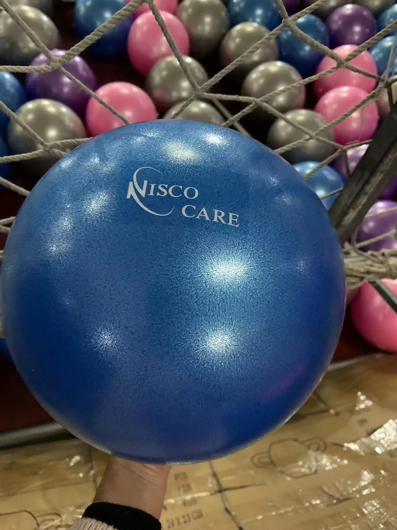 25cm 10inch PVC Pilates and Yoga Gym Ball Massage Ball for Indoor Balance Fitness Workout Exercise