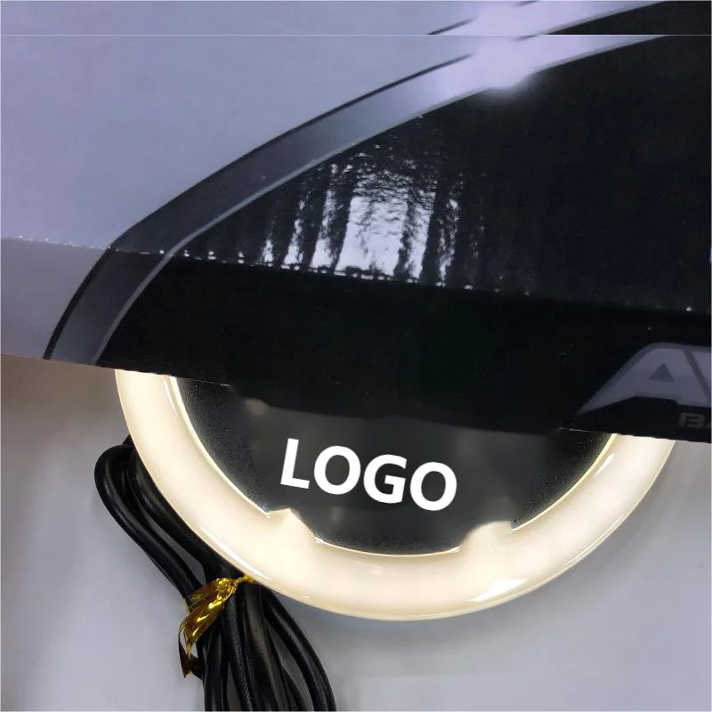 3D 4D 5D Cold Light Car Front and Rear Emblem Logo Light For VWn Golf 6 Maiteng vehicle LED Emblem Light