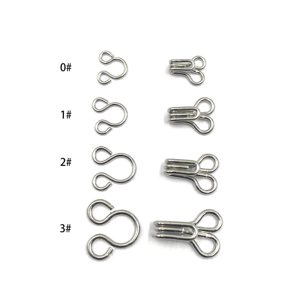 Hot Selling Custom Gun Delicate Large Hook Colorfast Brass Large Trousers Skirt Hook And Eye