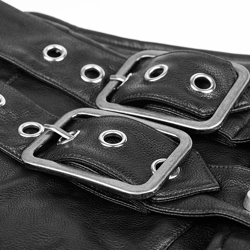 Панк рейв Q-324 Горячие сцены шотландской мужские длинные кожаные юбки