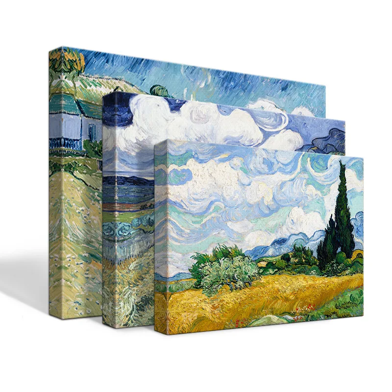 Custom Order Wholesale Canvas Wall Art Paintings Stretched Custom Canvas Prints Decoration Artes with Your Photos