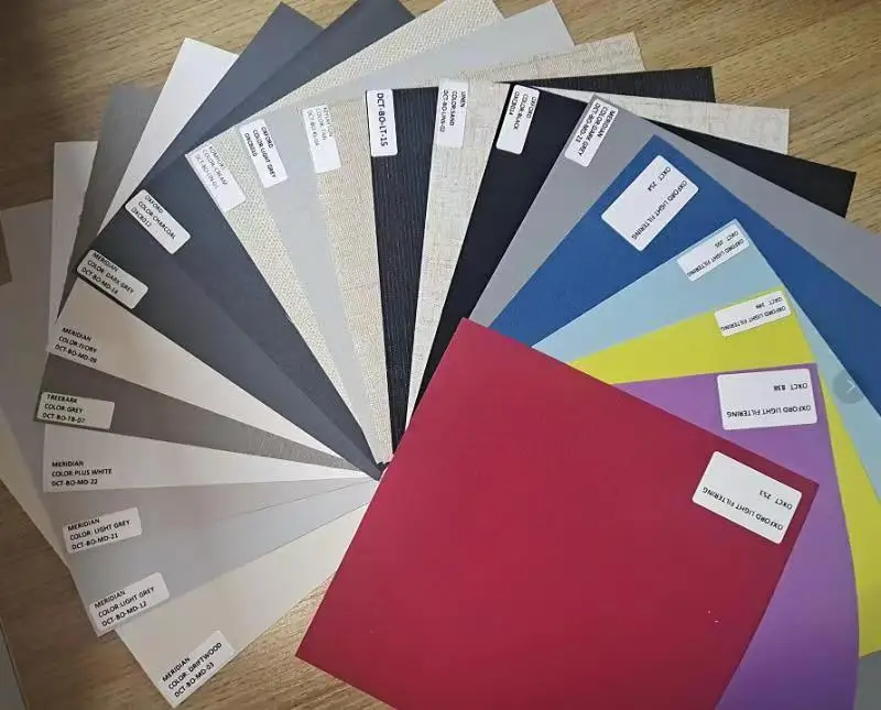 Wholesale Factory Price Best Quality Waterproof Fabric Solid Color Blackout Roller Blinds Shades