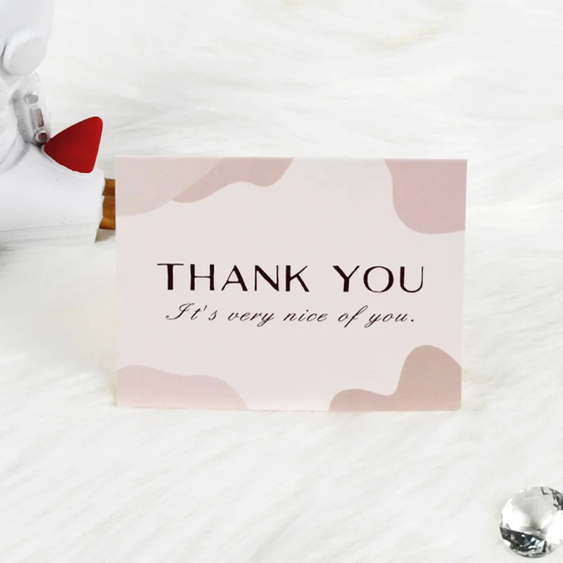 95x140mm Custom Paper Card Thank You for Your Order Card Small Business Card