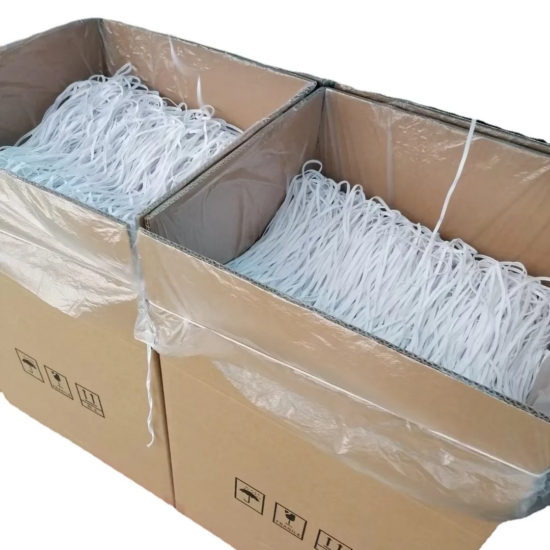 Shower Cap Elastic Tape Medical Hat Elastic Band Flat Elastic Threads Band For Non-woven fabric Clip cap