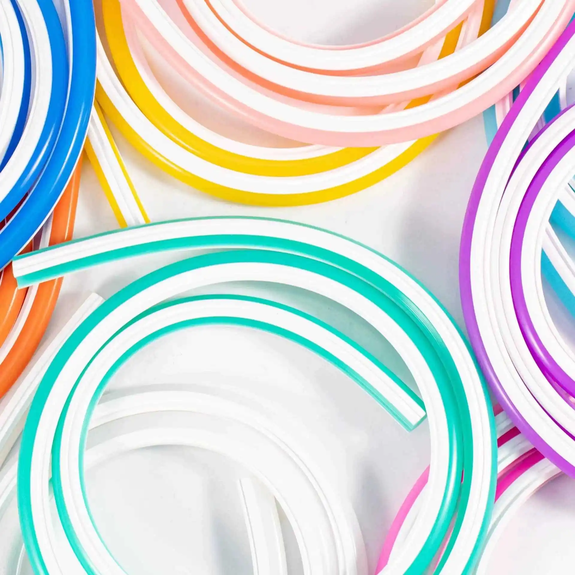 6mm 8mm Decoration Flex separated silicone flex neon tube 12v Signs Materials Tubing  Rope Strip Flex Led Neon Light