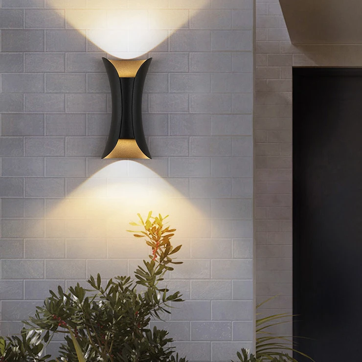 Modern Industrial Indoor LED Black Waterproof IP 65 Outdoor Decor Wall Light