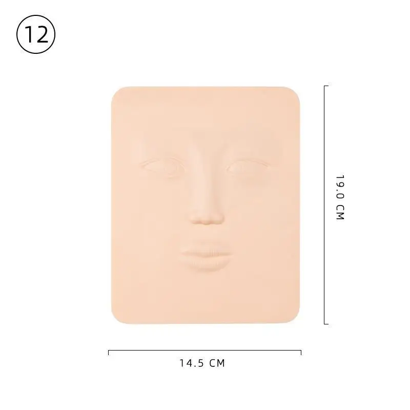 Professional Accessories Silicone Lip Eyebrow Blank Artificial Tattoo Practice Skin Microblading Permanent Makeup Fake Skin