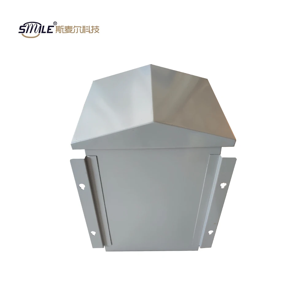 SMILE Custom Metal Case Outdoor Wall Mounted Steel Metal Mailbox