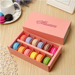 macaron box clear custom gold packaging package paper gift wholesale with window plastic handle lid macaron boxes