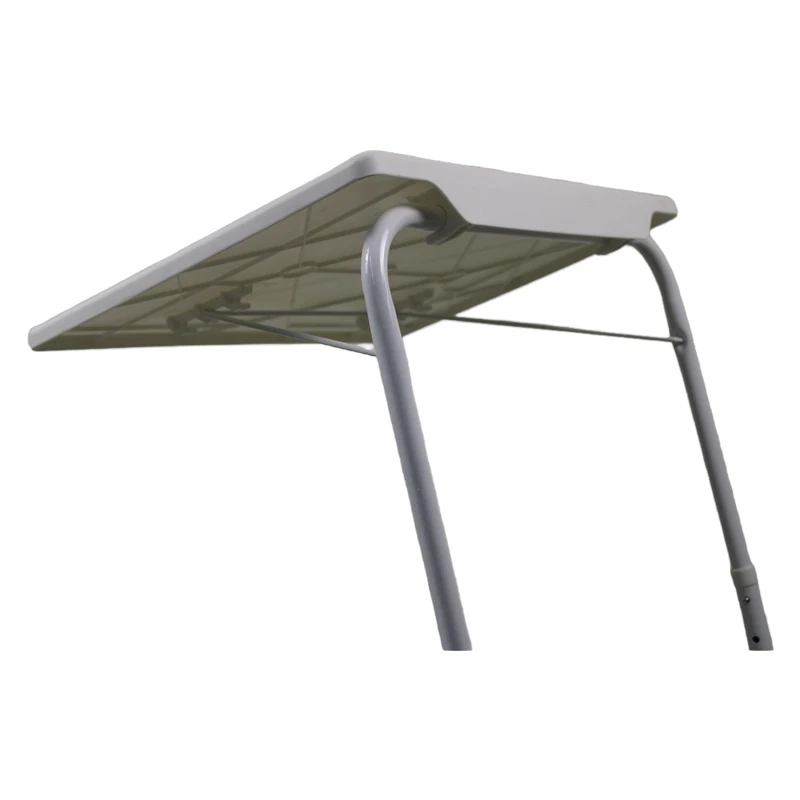 Lightweight Plastic Foldable Table Adjustable Tray Portable Folding Laptop Desk TV Dinner Bed Sofa